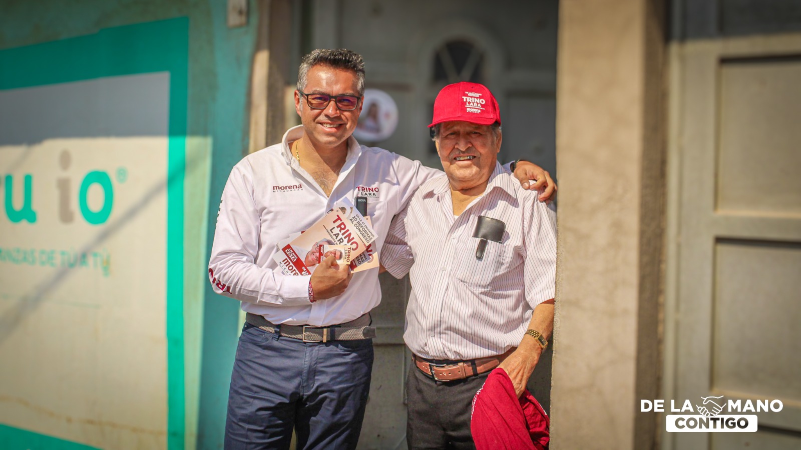 Continúa con su campaña #DeLaManoContigo el Candidato por Morena Trino Lara