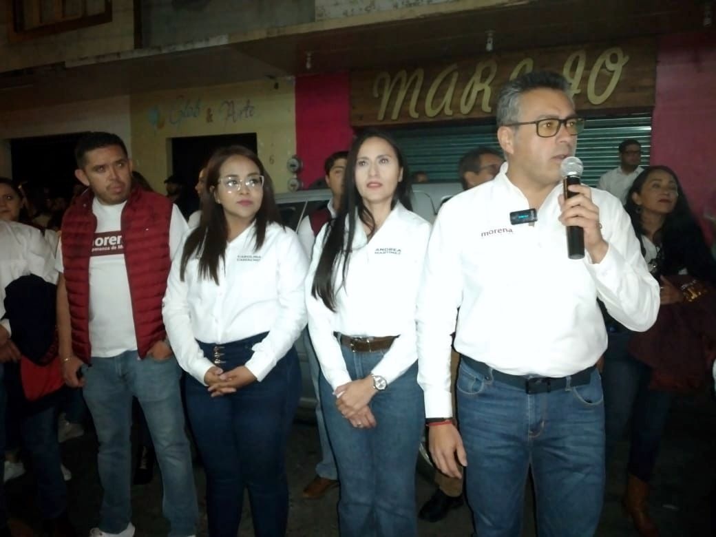 Por morena..  Trino Lara López inicia campaña como candidato a presidente municipal 