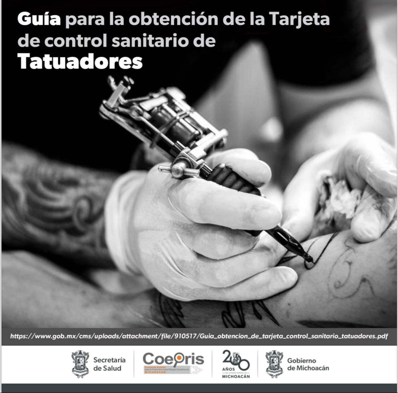 Conoce la guía que te ayudará a regular los negocios de tatuajes o perforaciones