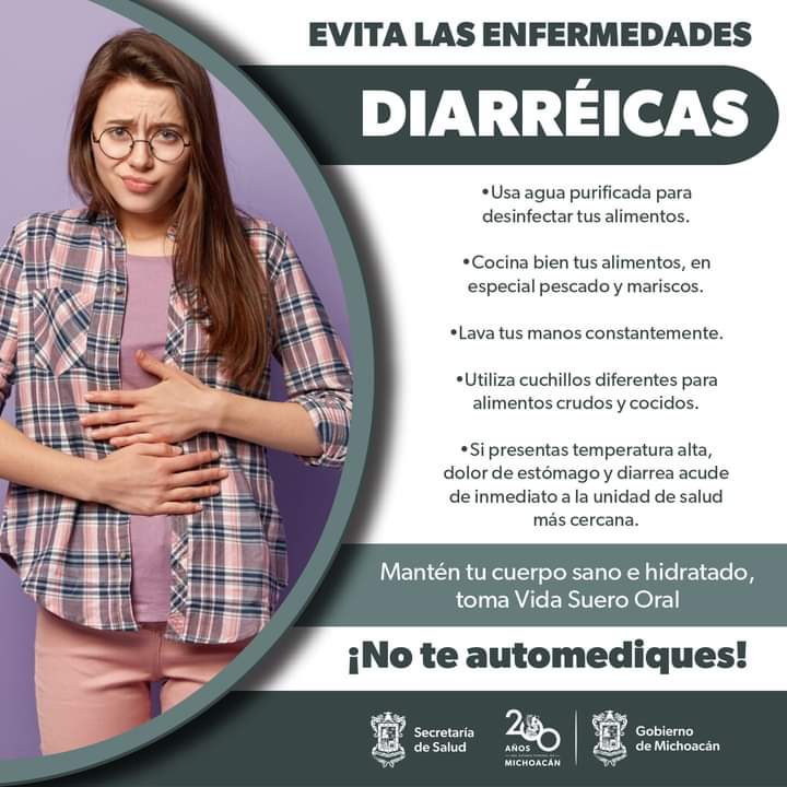 Prevén enfermedades diarreicas con estas recomendaciones de la SSM