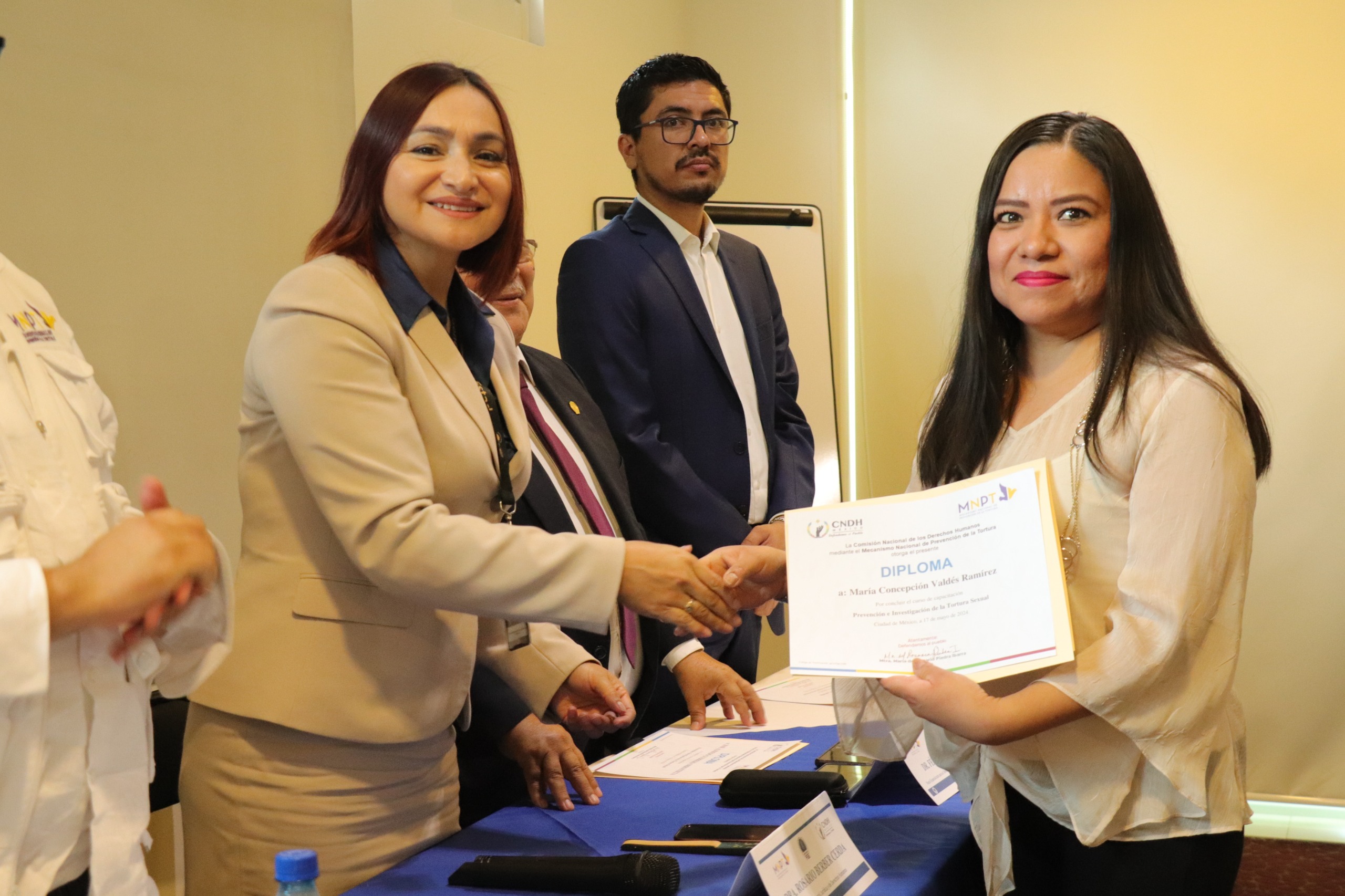 Clausura FGE  curso “Prevención e investigación de la tortura sexual”, impartido por la CNDH, a través del MNPT