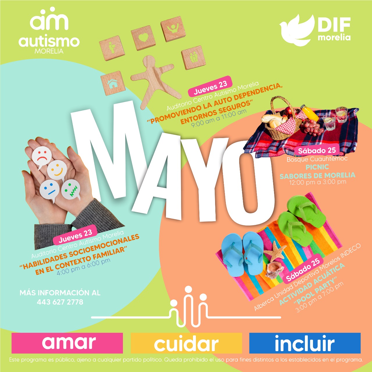 DIF Morelia invita a actividades “Creando Comunidad – Morelia incluyente”
