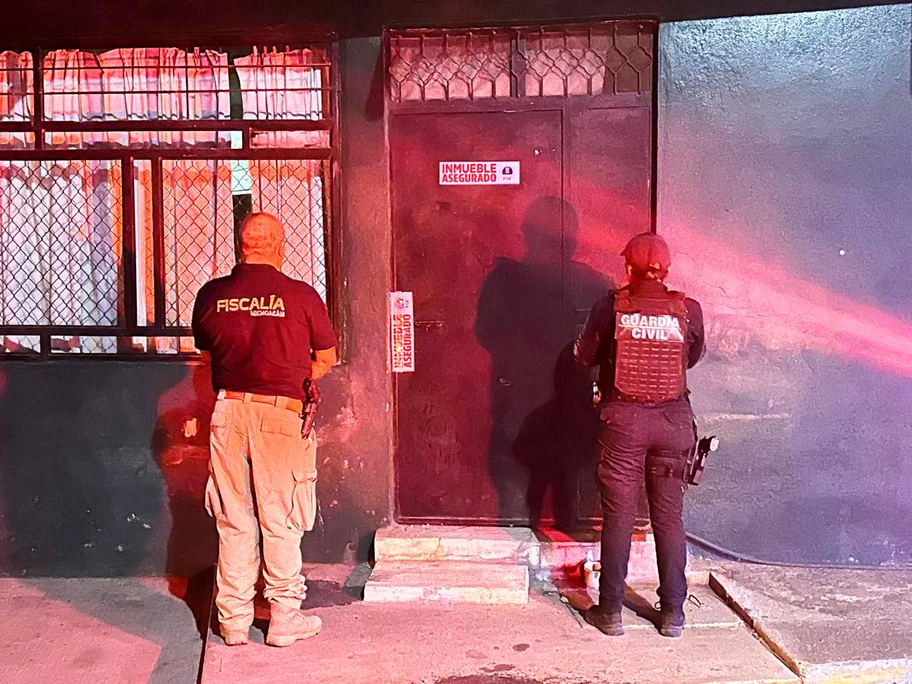 En acción operativa realizada en Apatzingán, asegura FGE narcóticos y detiene a seis personas