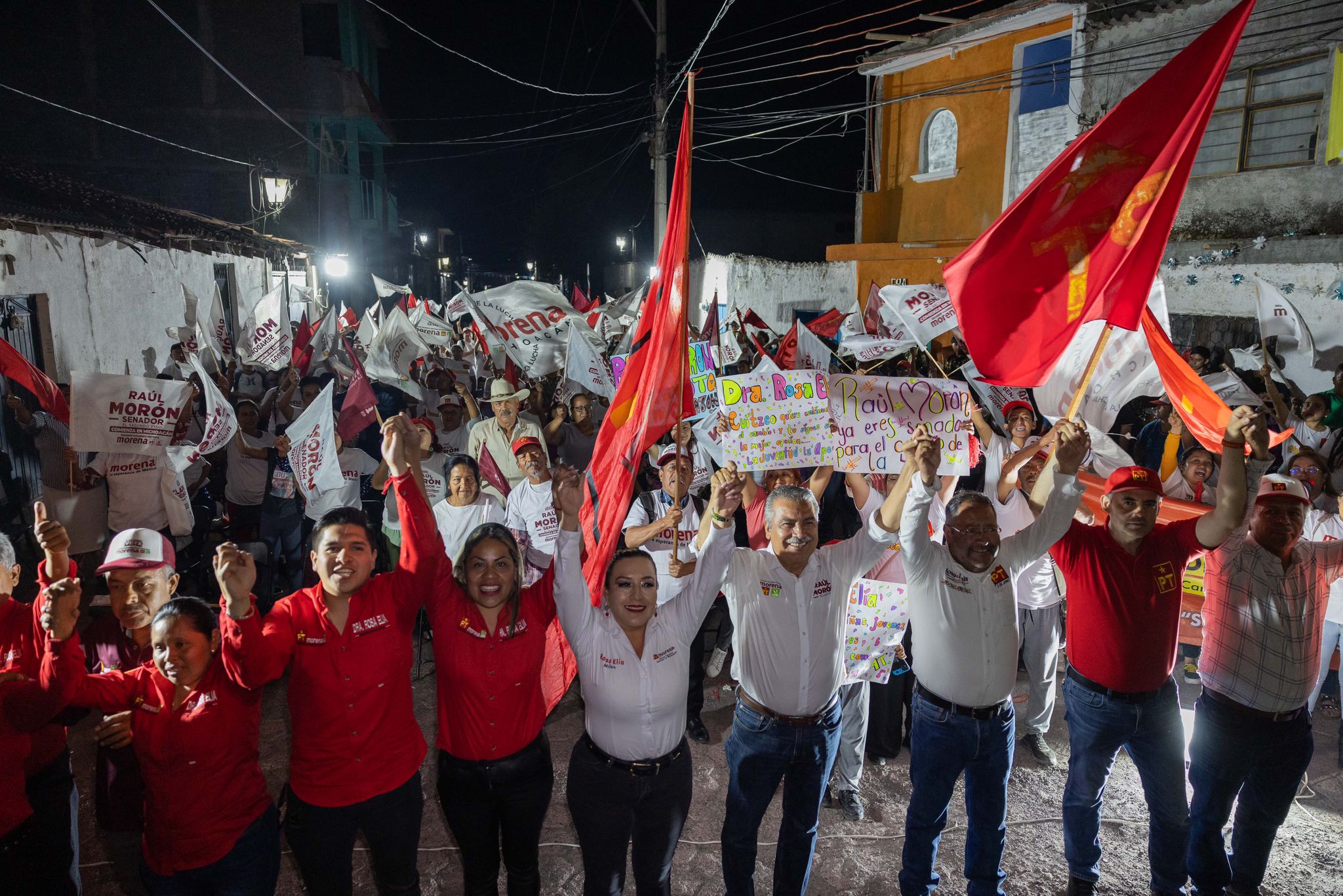 Fortalece Morón llamado al voto masivo por Morena en Michoacán