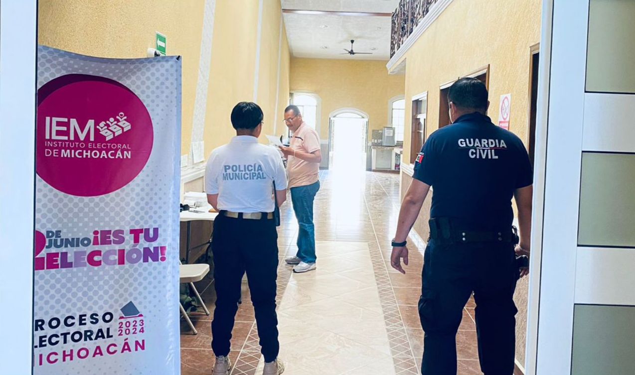 SSP y GN dan seguridad en entrega de paquetes electorales a municipios
