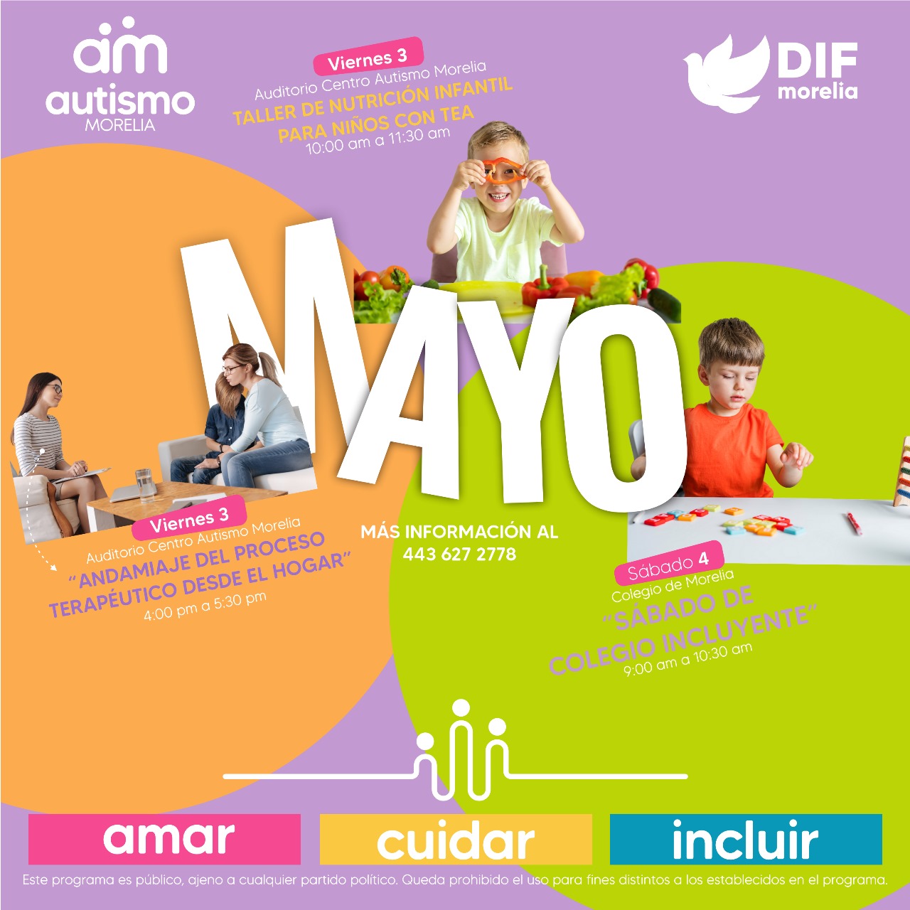 DIF Morelia invita a actividades “Creando Comunidad – Morelia incluyente”