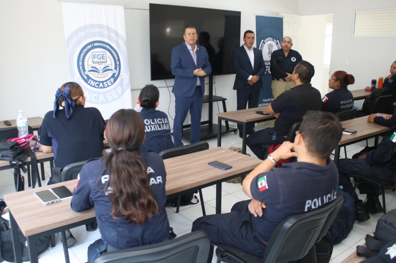 Arranca FGE taller “Competencias Básicas del Policía Auxiliar”, dirigido a 150 Policías Auxiliares del Estado