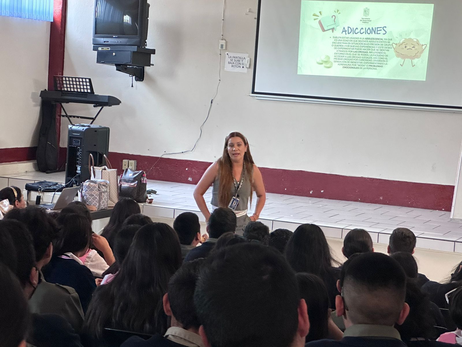 SSP concientiza a adolescentes sobre prevención de adicciones