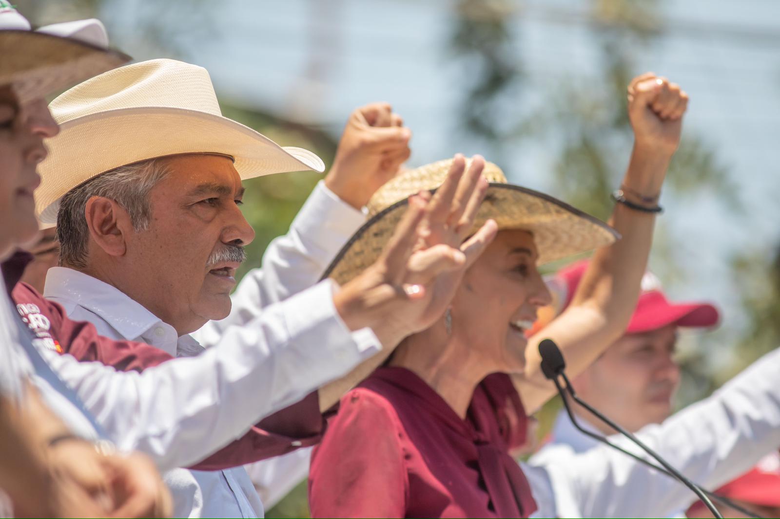 Como un éxito rotundo, califica Morón gira de Claudia Sheinbaum por Michoacán