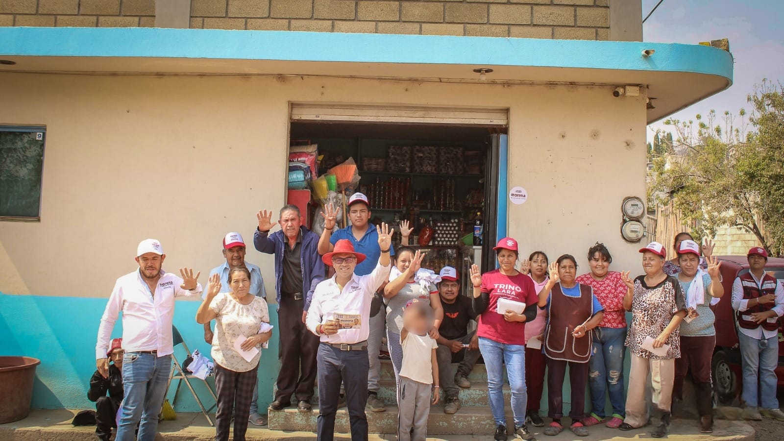 Con el entusiasmo y la confianza de la gente continuamos el  camino hacia la Presidencia Municipal: Trino Lara