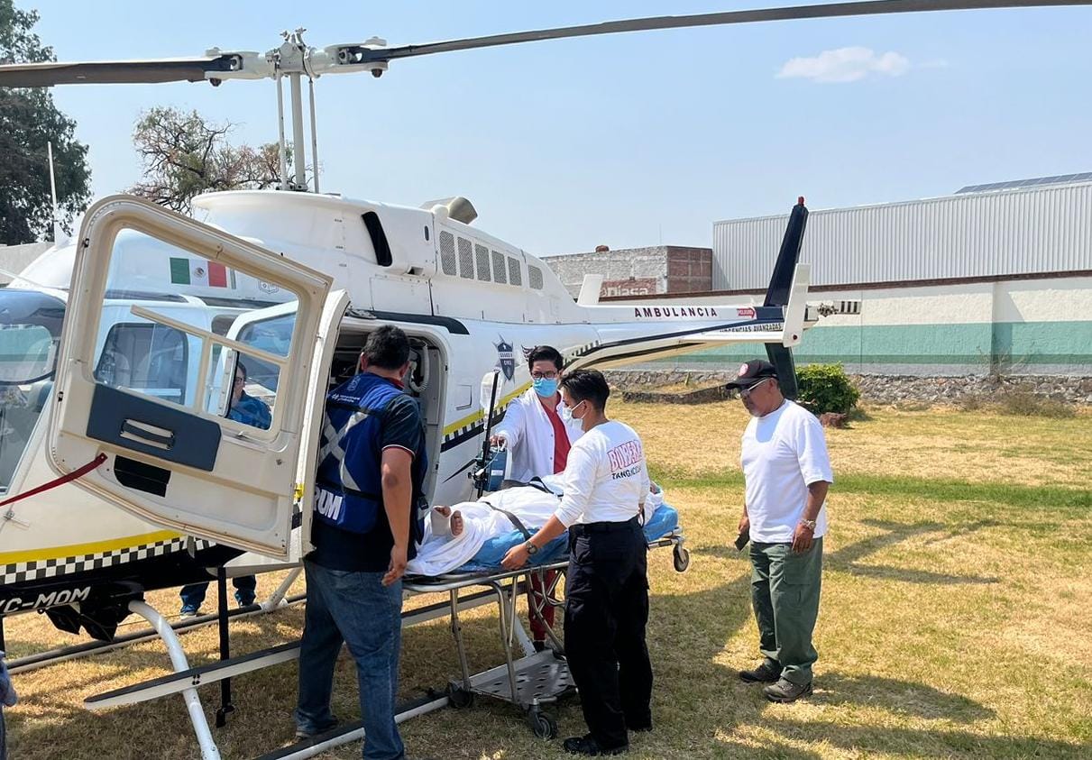 Ambulancias aéreas de la SSM salvan vidas de pacientes críticos