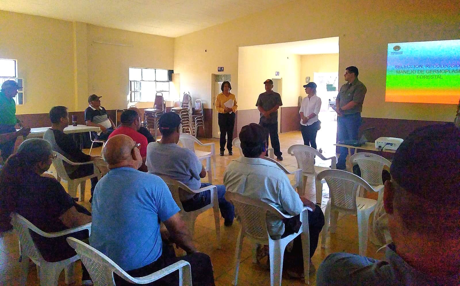 Productores agrícolas y estudiantes aprenden a producir arboles resistentes a altas temperaturas