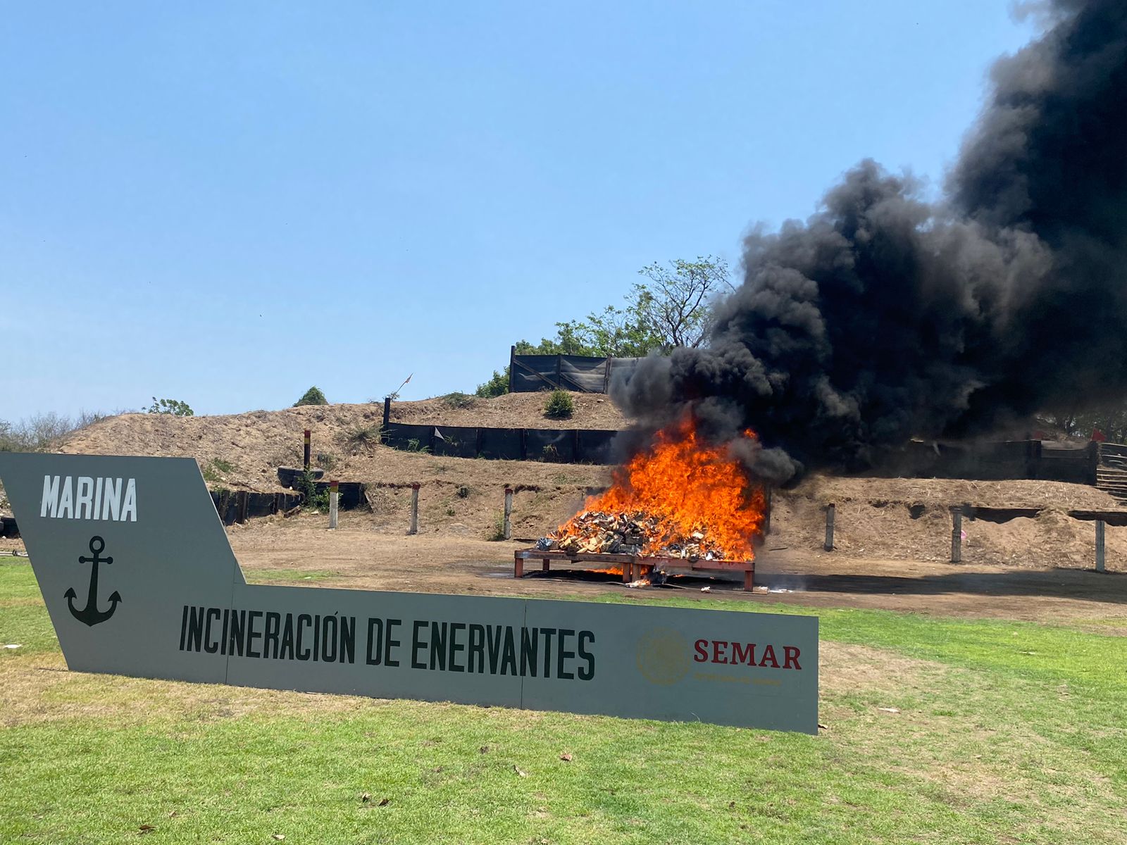 INCINERA FGR MÁS DE DOS TONELADAS DE COCAÍNA EN MICHOACÁN