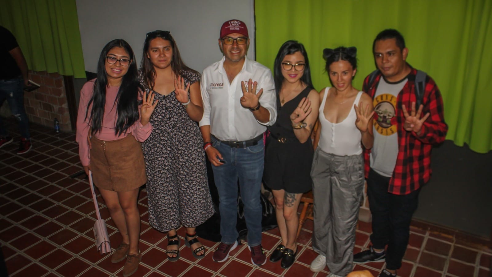Trino Lar Candidato a Presidente Municipal por MORENA realiza compromiso con los jóvenes de Hidalgo