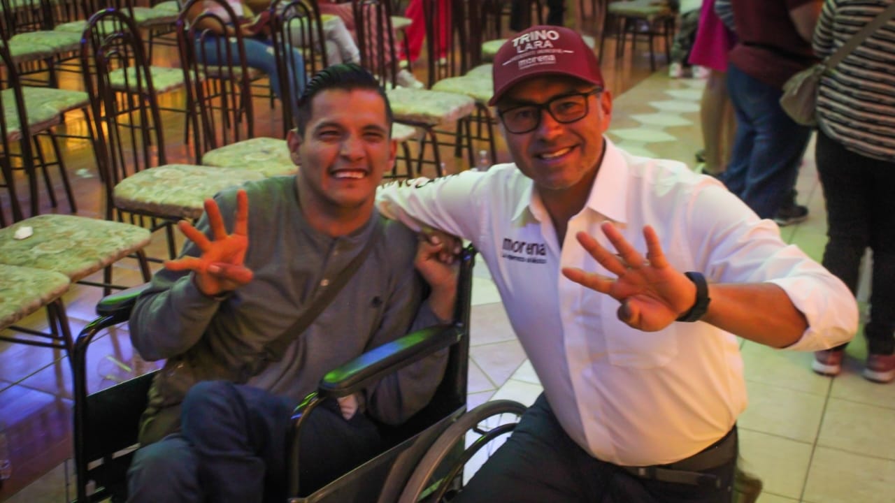 Trino Lara realiza compromiso de la mano con el PhD. Joel Iván González Coria y el Grupo de Inclusión Educativa Mi Motricidad Contigo