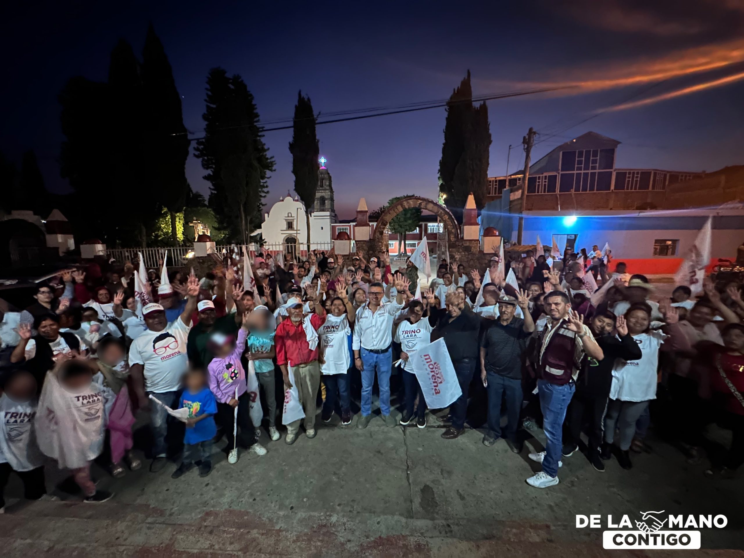 Habitantes de la tenencia de San Matías nos muestran su respaldo:Trino Lara