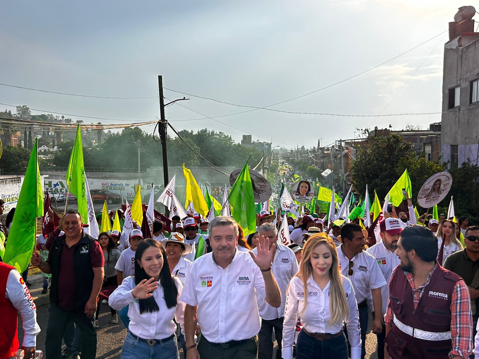 Mujeres transformarán Queréndaro: Belinda Hurtado y Diana Caballero