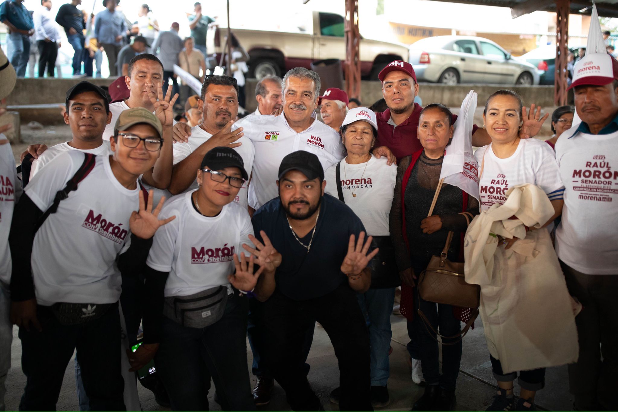 Votar 5 de 5 por Morena, el camino para la transformación: Morón.
