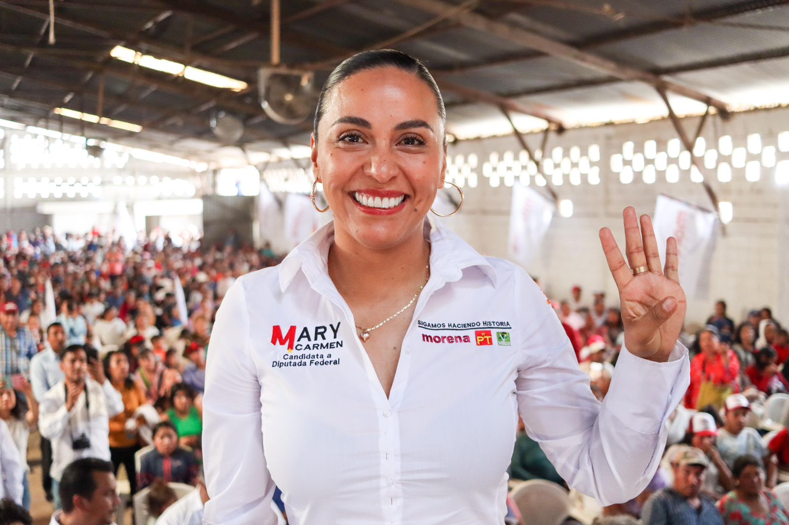 En Ocampo, 1500 mujeres reafirman su apoyo a la 4T