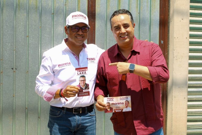 Dirigente del Comité Estatal de Morena, Juan Pablo Celis, visita Hidalgo y muestra respaldo a Trino Lara.