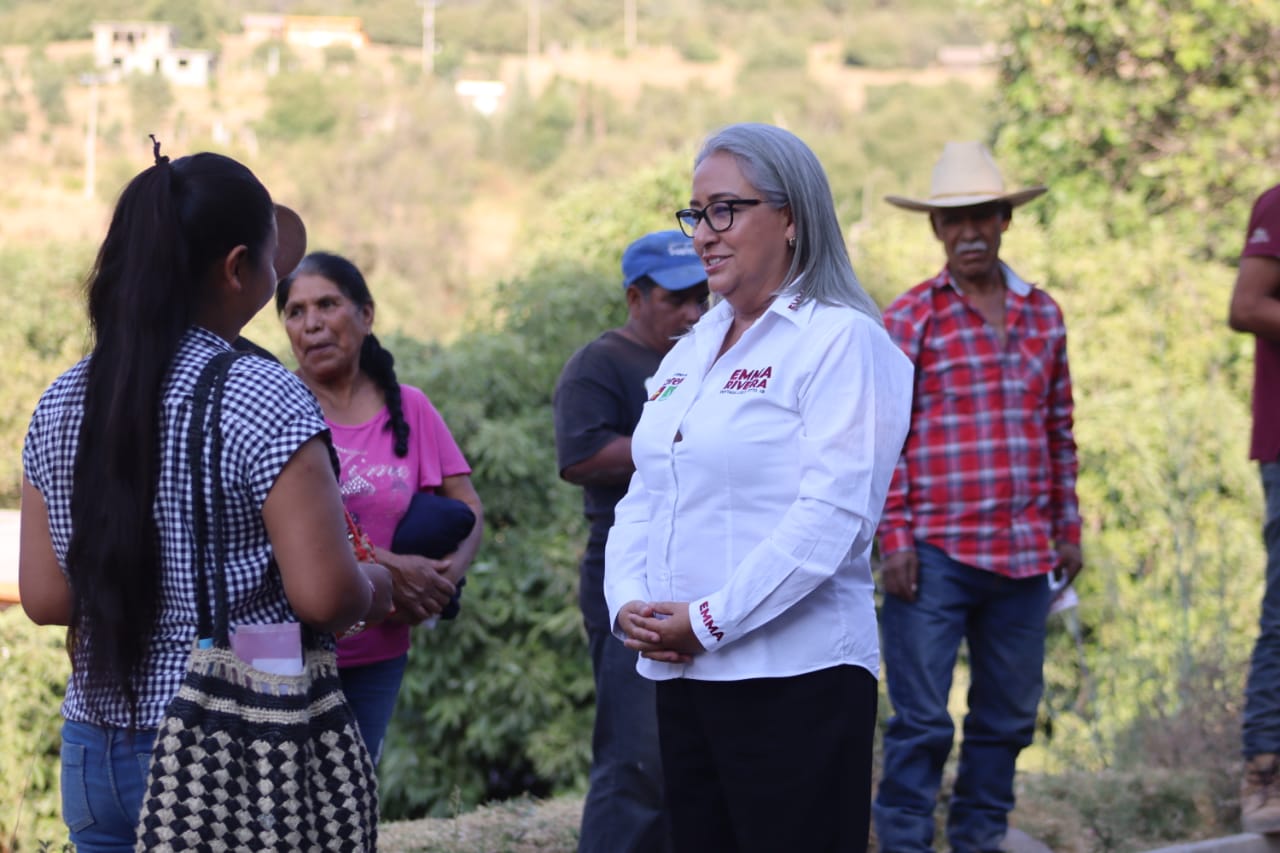 EMMA RIVERA, CANDIDATA A DIPUTADA LOCAL DEL DISTRITO XIII DE MICHOACÁN, IMPULSARÁ PROGRAMAS PARA EL DESARROLLO DEL CAMPO.