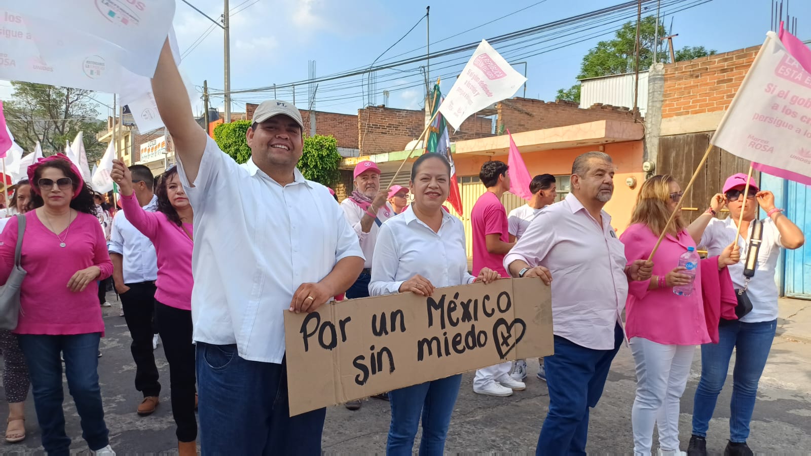 Marchan en Hidalgo por un México Sin Miedo