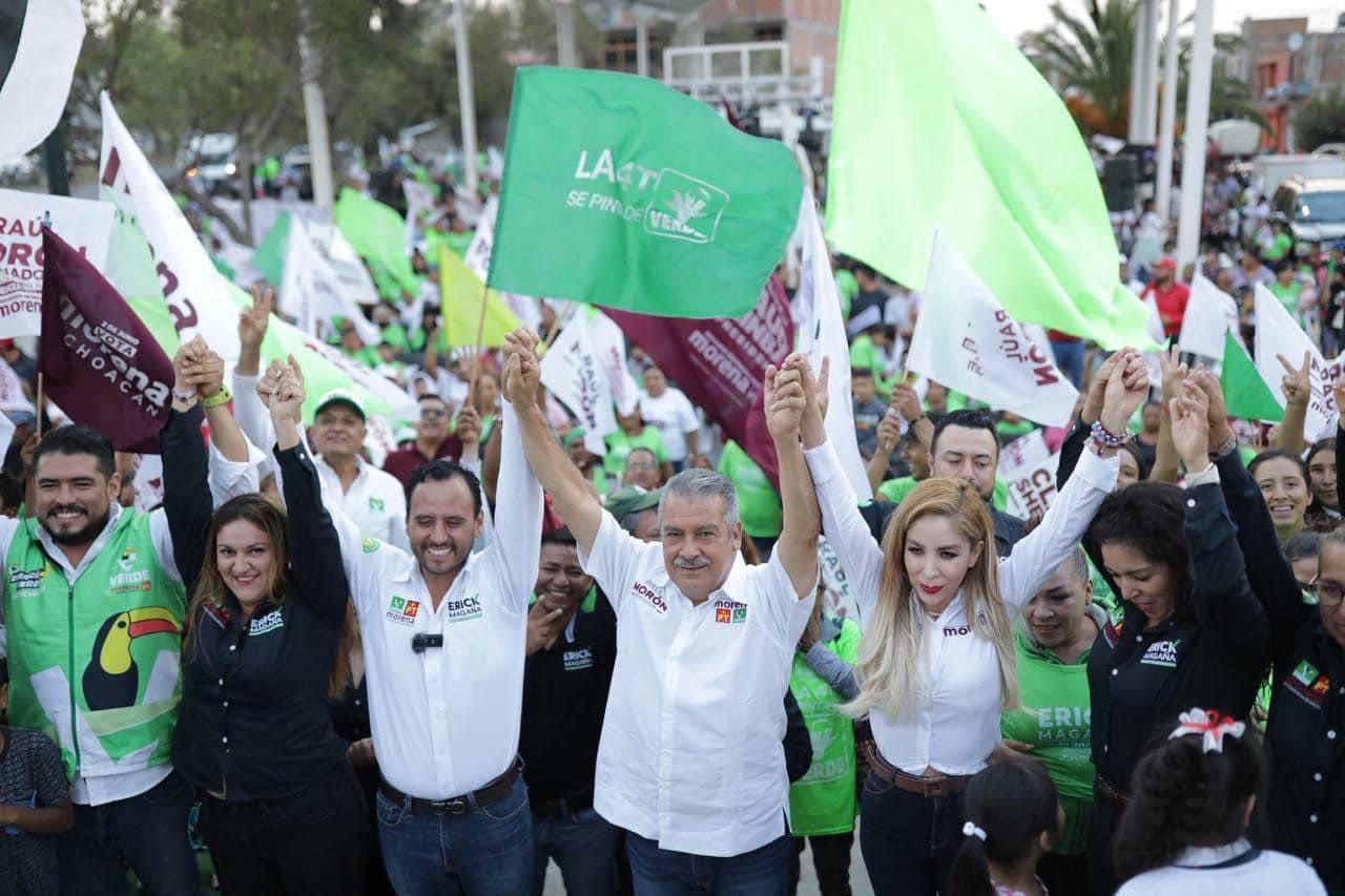Habitantes de Colonia Guadalupe respaldan a Belinda Hurtado como su candidata a la Diputación local.