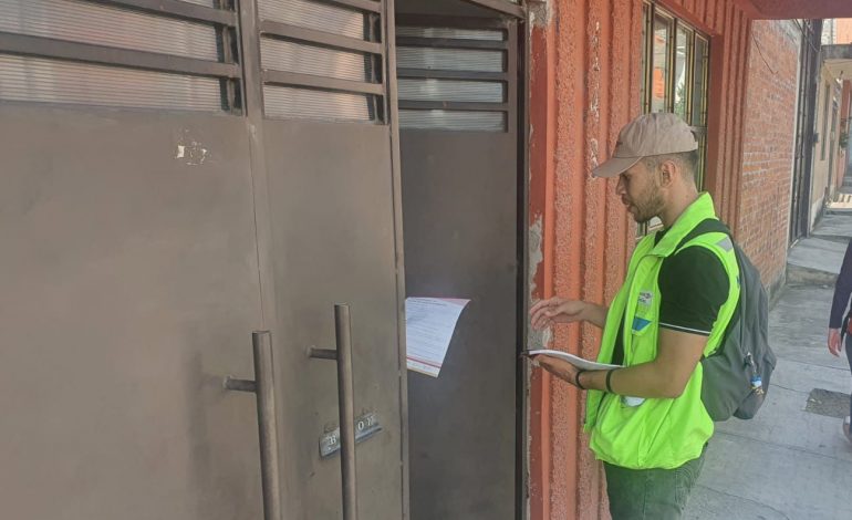 SSM recorre colonias en riesgo de inundación para prevenir enfermedades
