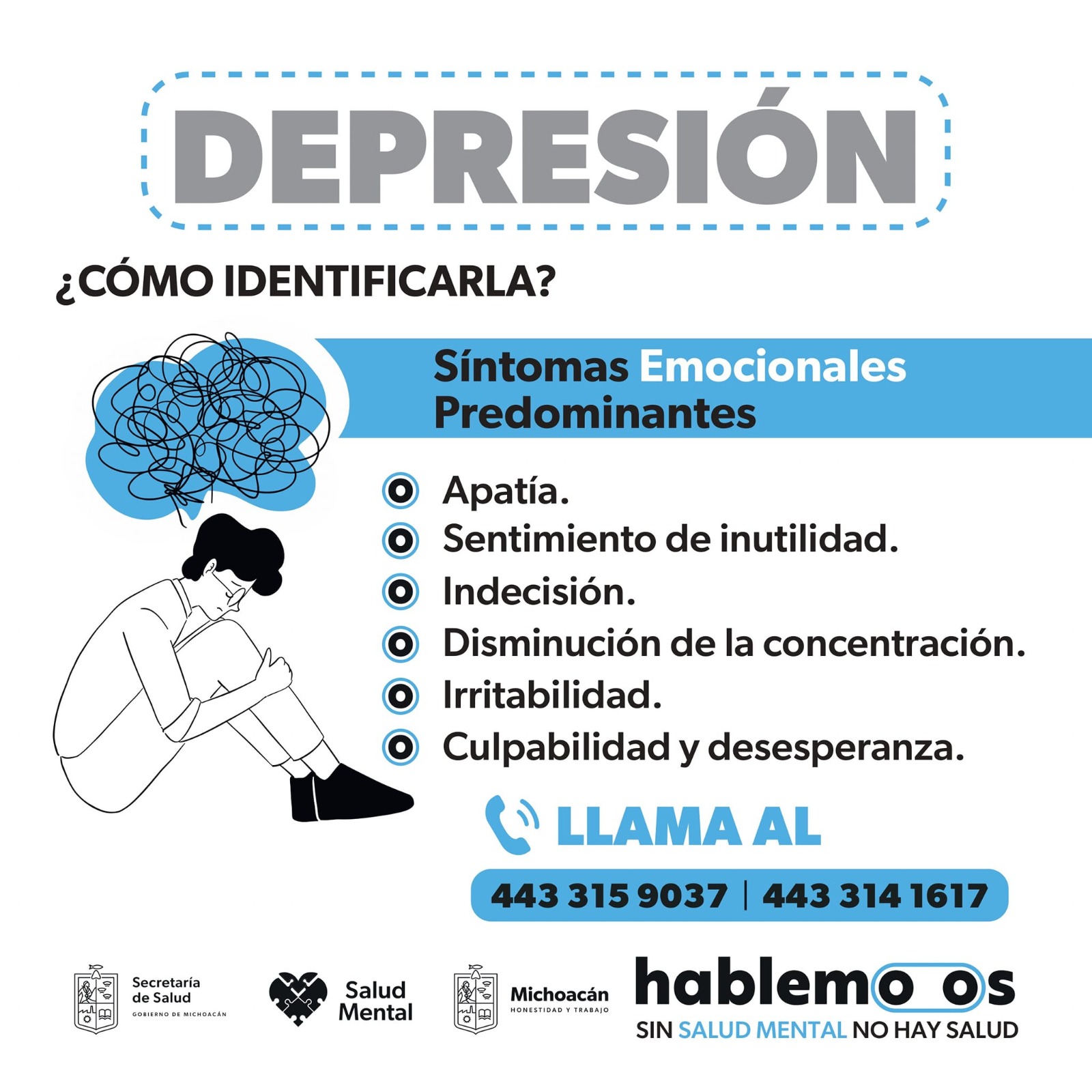 Llama a la línea Hablemoos para recibir atención a la salud mental