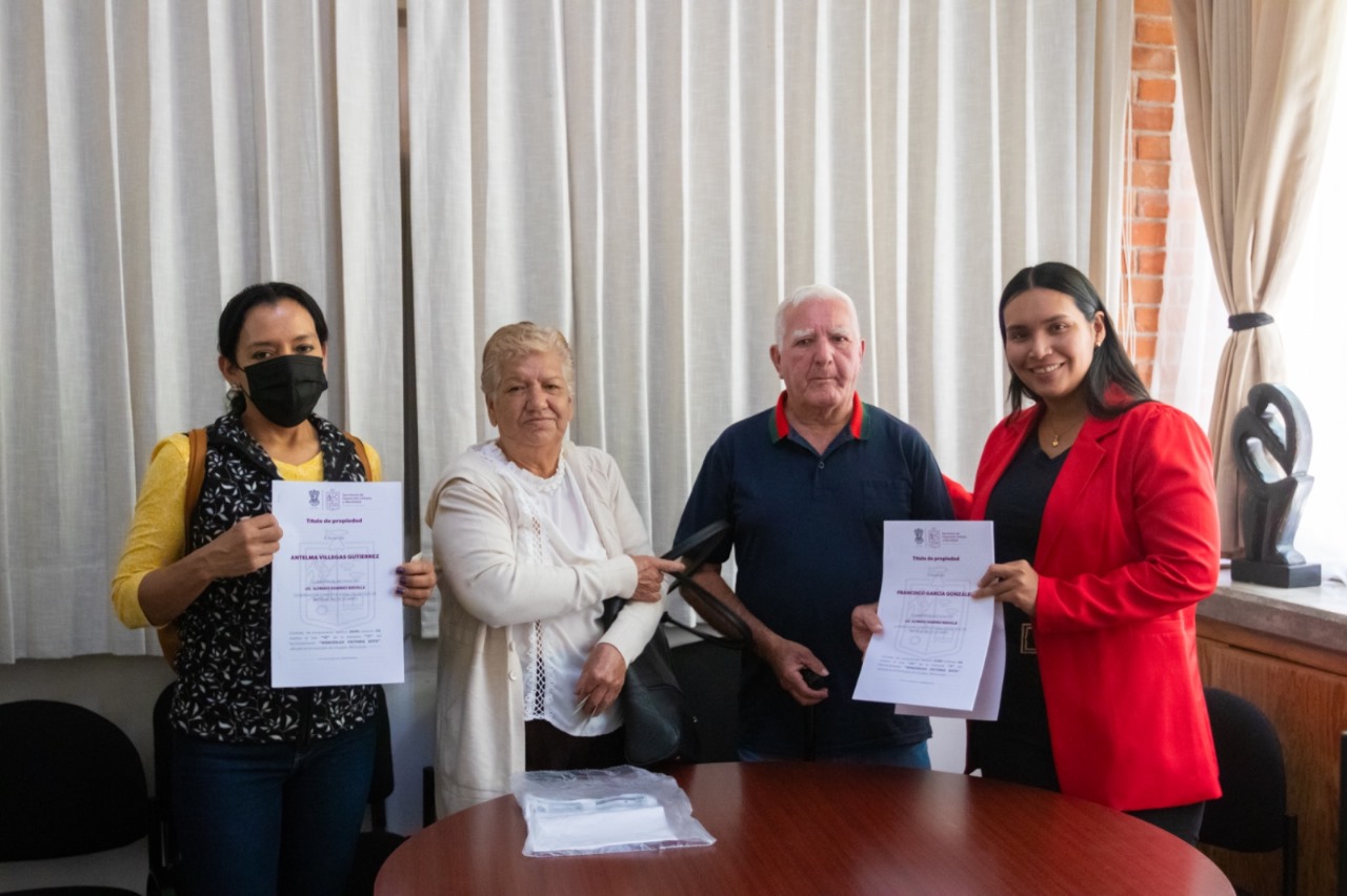 Sedum da certeza patrimonial a más de 60 familias de Uruapan