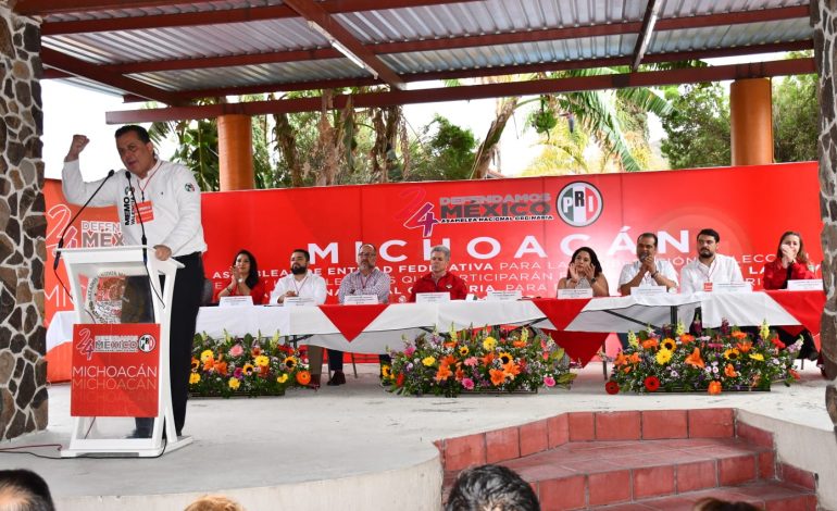 Priistas presentan propuestas rumbo a la XXIV Asamblea Nacional Ordinaria