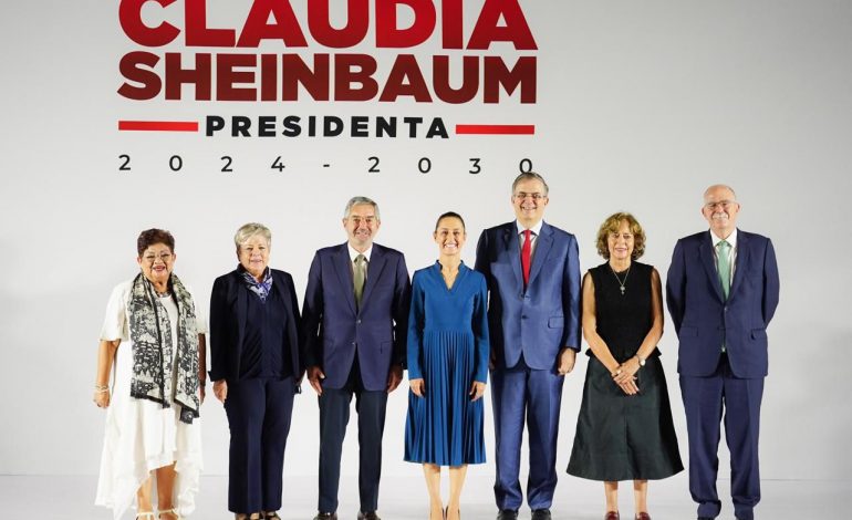SON HOMBRES Y MUJERES CON EXPERIENCIA QUE NOS VAN A AYUDAR A CUMPLIR LOS OBJETIVOS DE LOS PRÓXIMOS AÑOS: CLAUDIA SHEINBAUM PRESENTA PRIMERA PARTE DE SU GABINETE