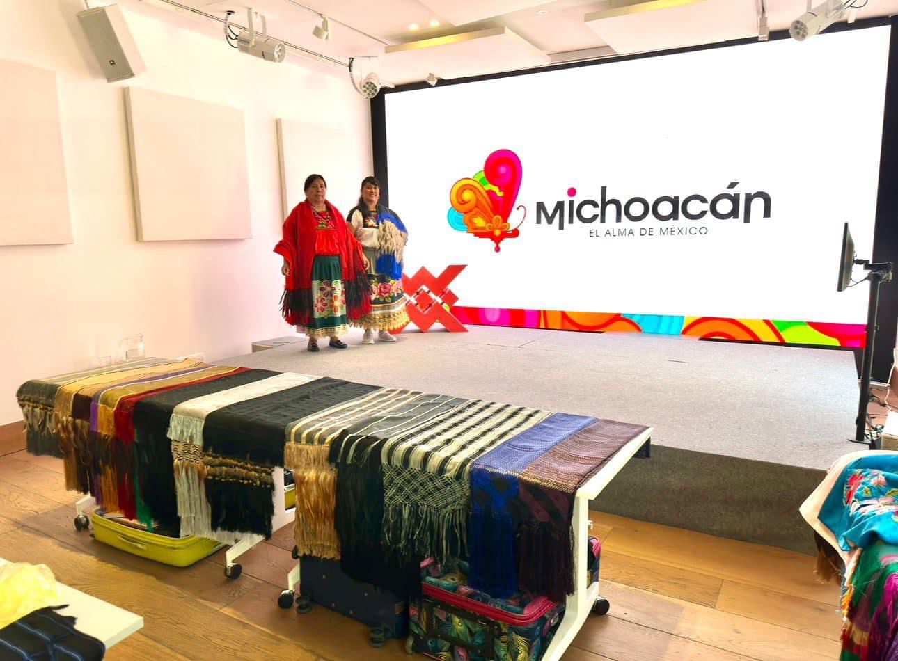 Herederos de las artesanías michoacanas promueven su arte en España