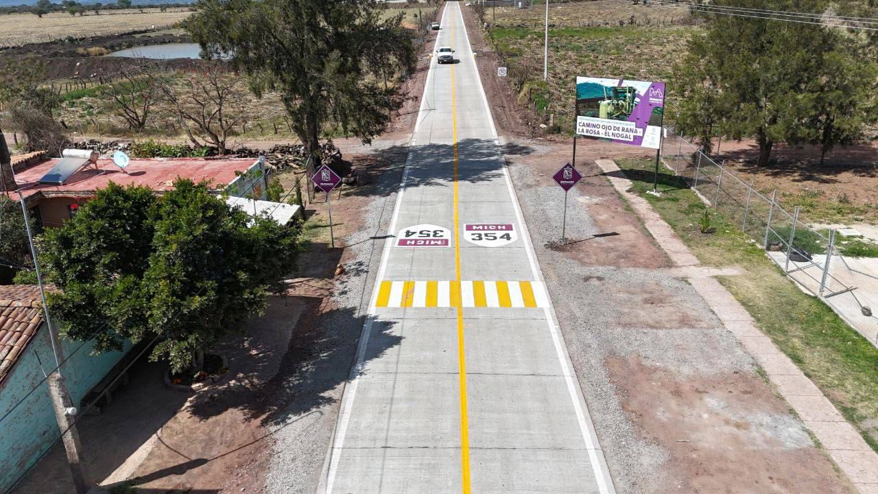 Renovó SCOP caminos que comunican a poblaciones de región Lerma-Chapala