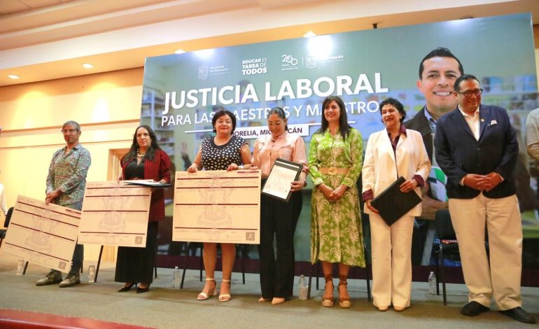 Recategorización de docentes permite mejoras laborales: SEE