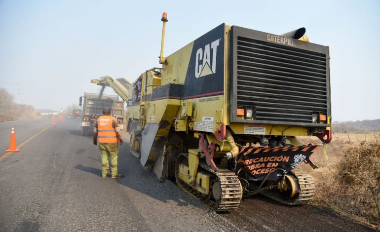 Rehabilitación de carretera que comunica a Huetamo y San Lucas, con 11 % de avance: SCOP