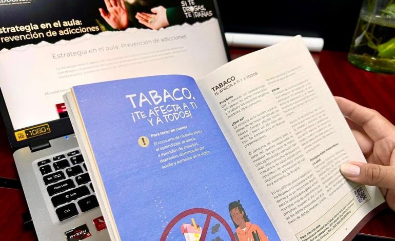 SEE comparte herramientas para prevenir adicciones en estudiantes