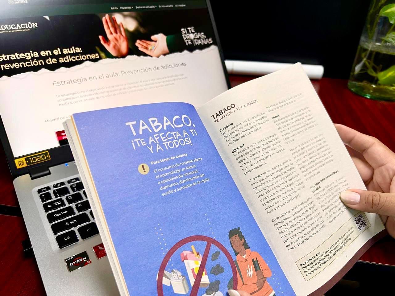 SEE comparte herramientas para prevenir adicciones en estudiantes