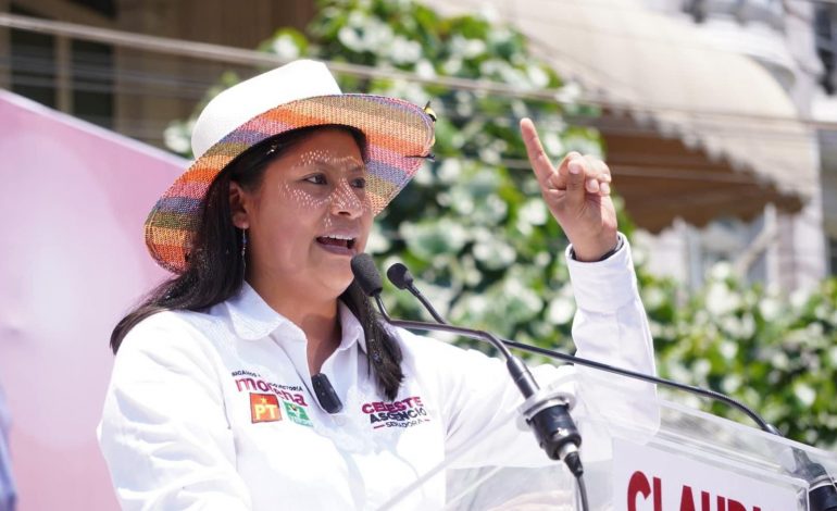 Logra Celeste votación histórica para el Senado en Michoacán