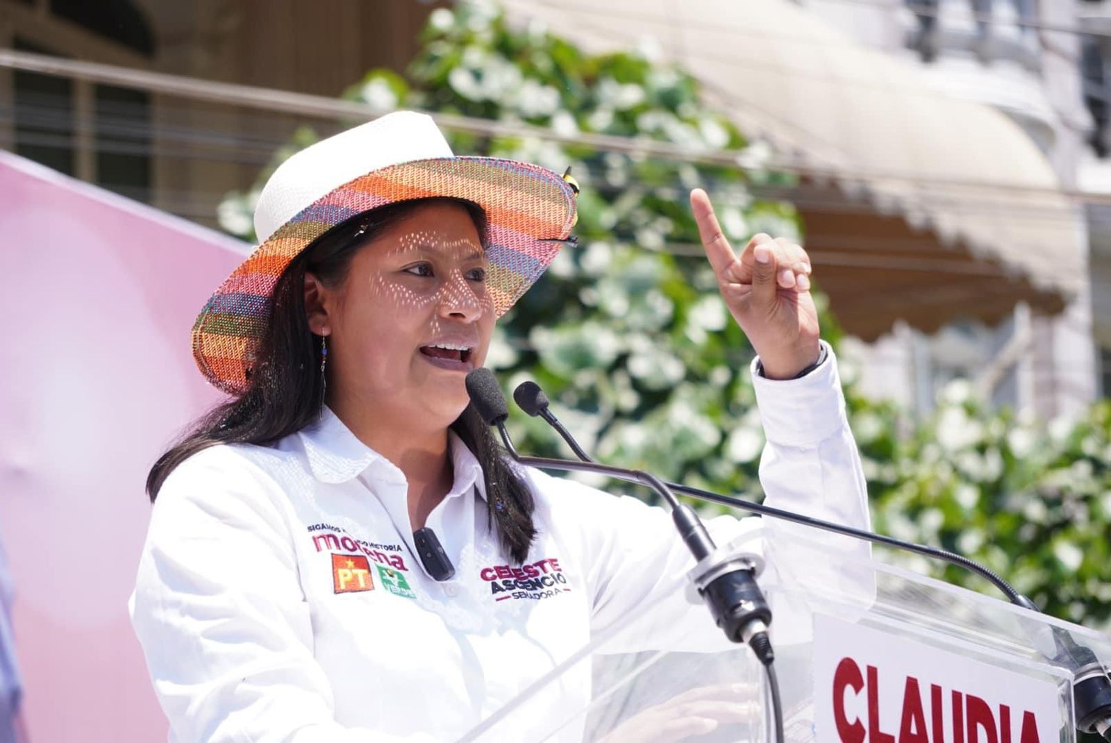 Logra Celeste votación histórica para el Senado en Michoacán