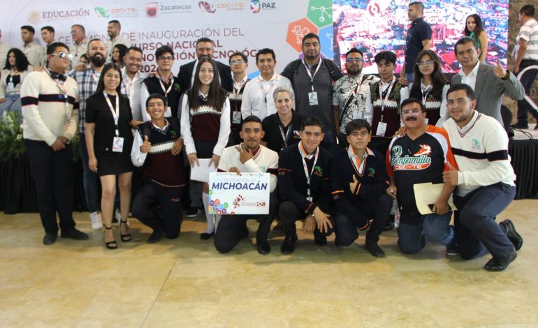 Estudiantes del Cecytem compiten en Encuentro de Creatividad Tecnológica