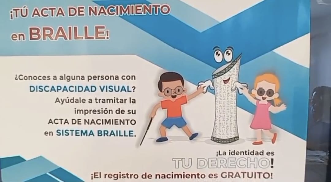 Registro civil 02 Zitácuaro ya cuenta con sistema braille para todo tipo de actas, además es importante que ante la digitalización del sistema nacional se revise sus datos correctos.