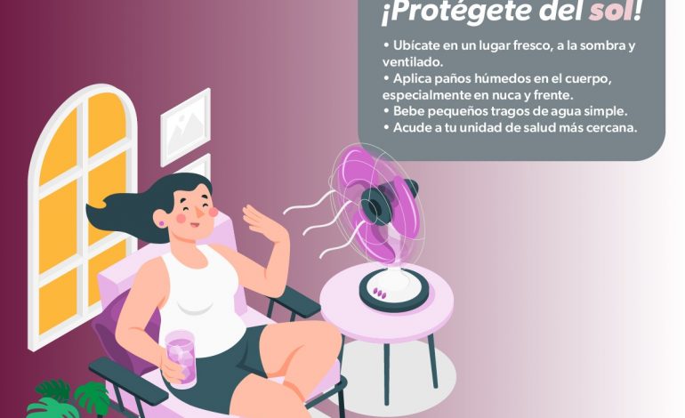 Así se siente un golpe de calor; sigue estas recomendaciones de la SSM para prevenirlo