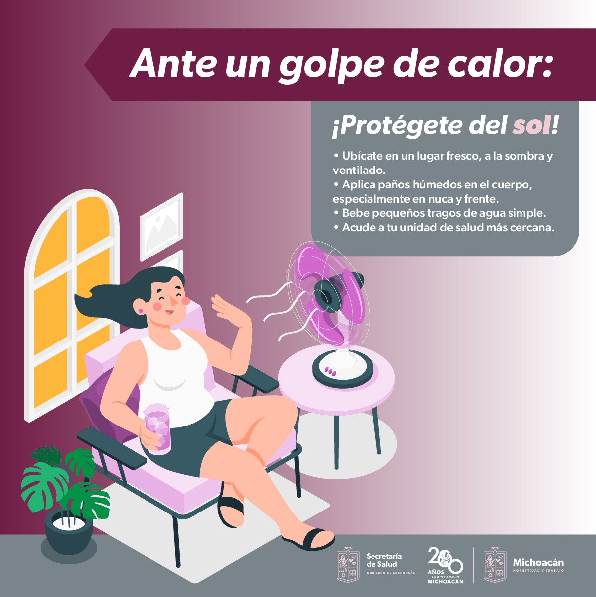 Así se siente un golpe de calor; sigue estas recomendaciones de la SSM para prevenirlo