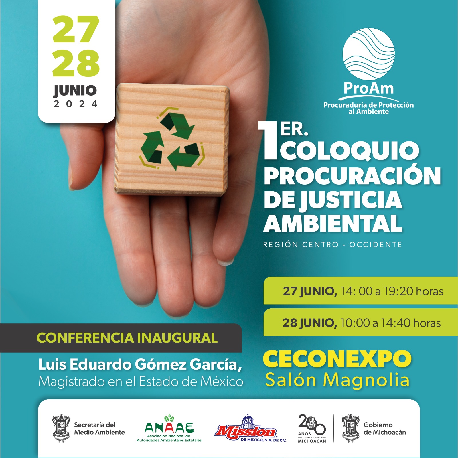 Michoacán, sede del primer Coloquio de Procuración de Justicia Ambiental