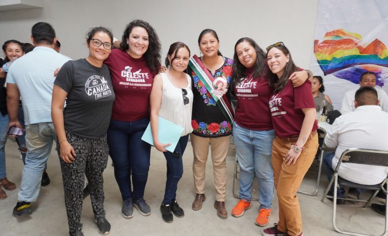 Reconoce Celeste a promotores del voto por triunfo histórico de la 4T