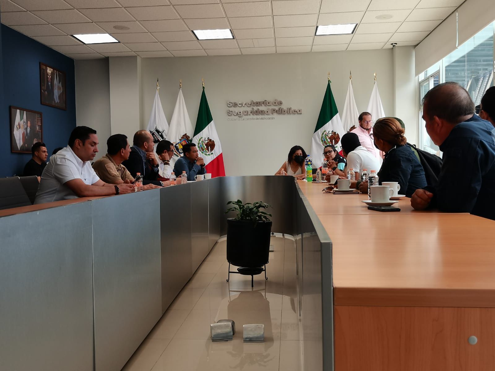 Resuelven autoridades demandas de policías; termina manifestación y se liberan vialidades