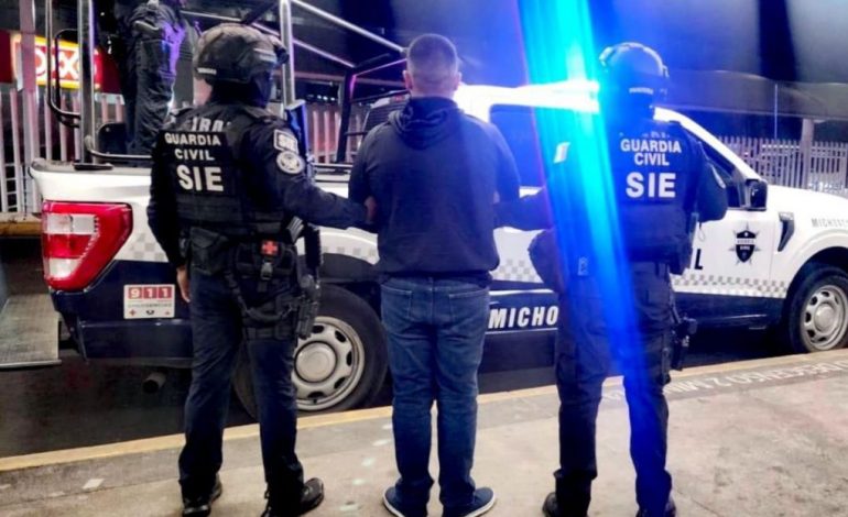 SIE cumplimenta orden de aprehensión contra expolicía implicado en homicidio ocurrido en Periférico de Morelia