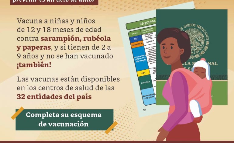 Se amplía campaña de vacunación infantil hasta el 30 de junio: SSM