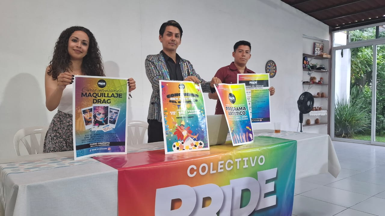 Del 11 al 15 de Junio Colectivo PRIDE festejará el mes de la diversidad con actividades que incluye maquillaje Drag y desfile